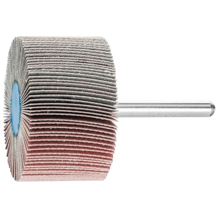Pferd 2" x 1" Mounted Flap Wheel - 1/4" Shank - Aluminum Oxide - 240 Grit 45242